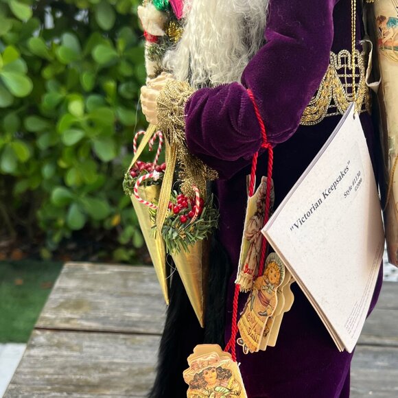 LYNN HANEY "Victorian Keepsakes" SANTA LIMITED EDITION #1130 SIGNED 2000 - Picture 7 of 16